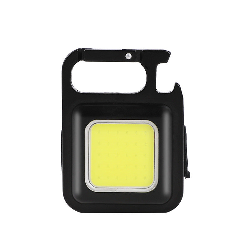 Multifunctional Mini COB Work Light TYPE-C Rechargeable Portable Keychain Light Magnetic Overhaul Emergency Light